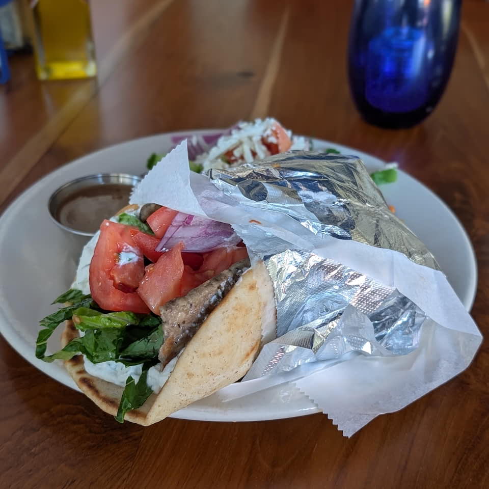 traditional lamb gyro