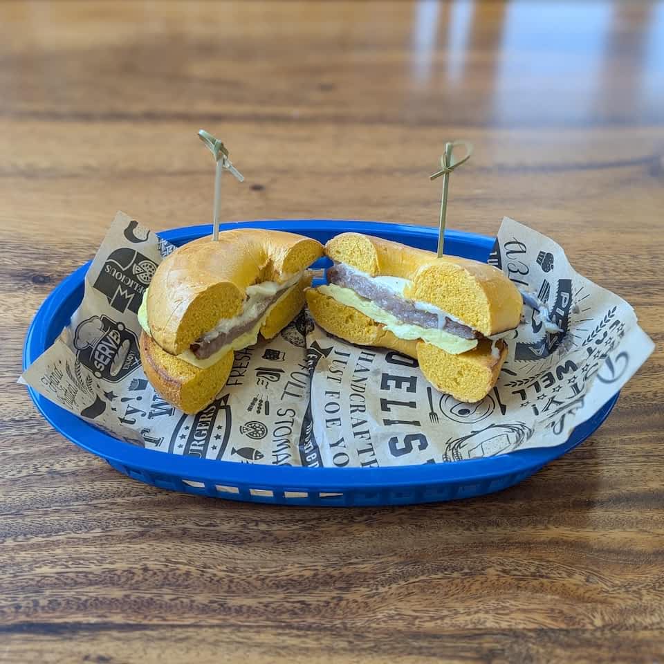 egg w/ sausage and cheese