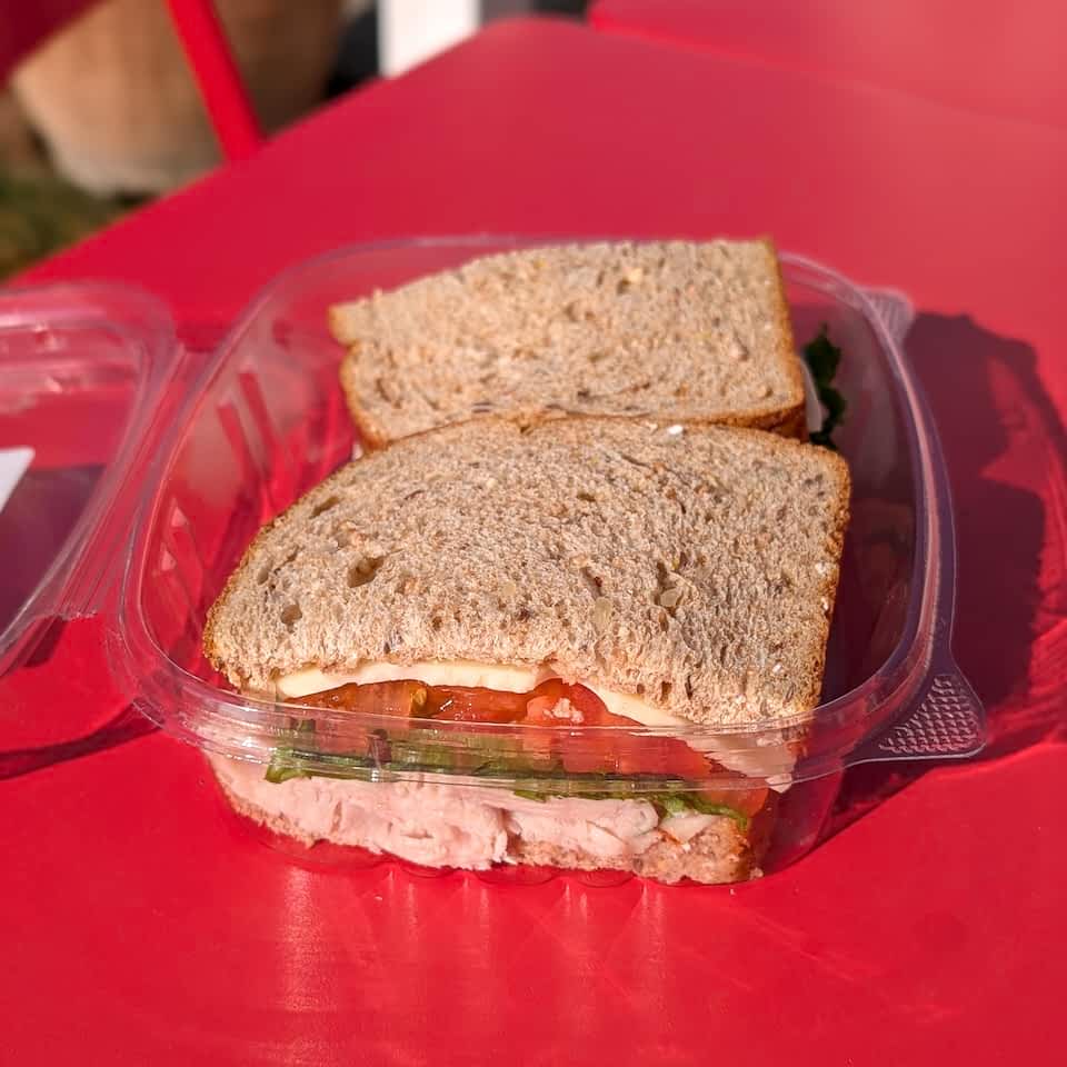 roasted turkey sandwich